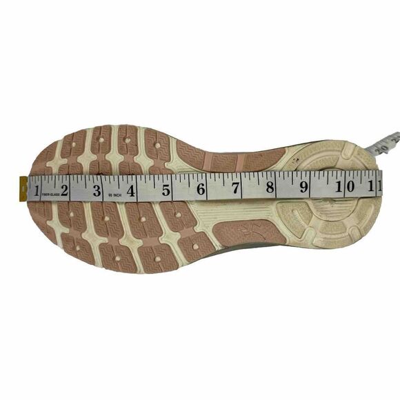 Under Armour Size 9 Bandit 4 Pink Grey Running Sneakers Shoes 3020357 - Picture 11 of 13